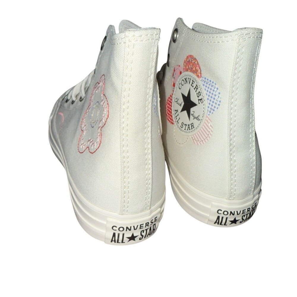 New Women’s Converse Chuck Taylor All Star High Crafted Patchwork A05195C Size 7 - Picture 3 of 7